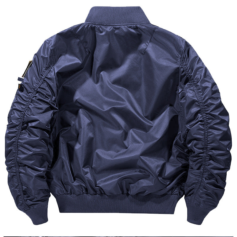 Men's Biker Jacket In A Modern Style with Functional Pockets Skorter