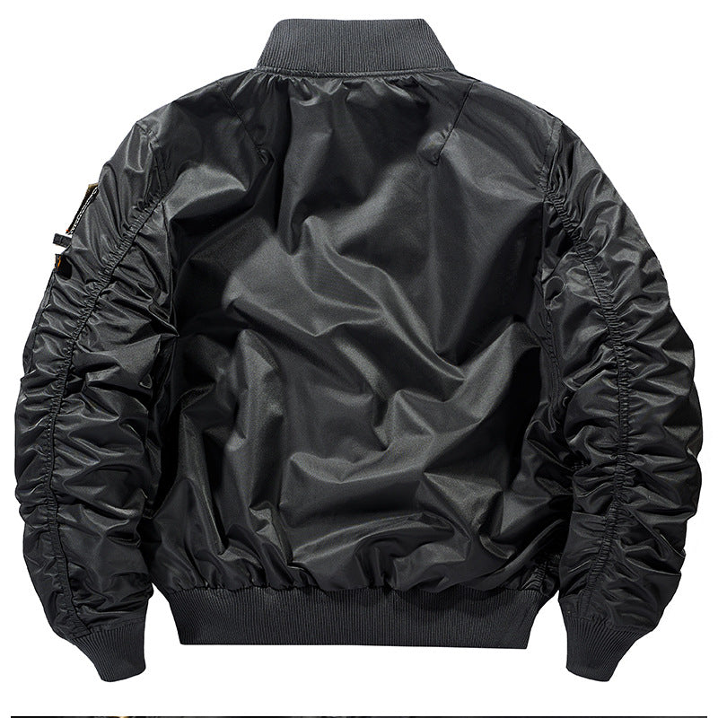 Men's Bomber Jacket with Functional Pockets and Durable Material Skorter