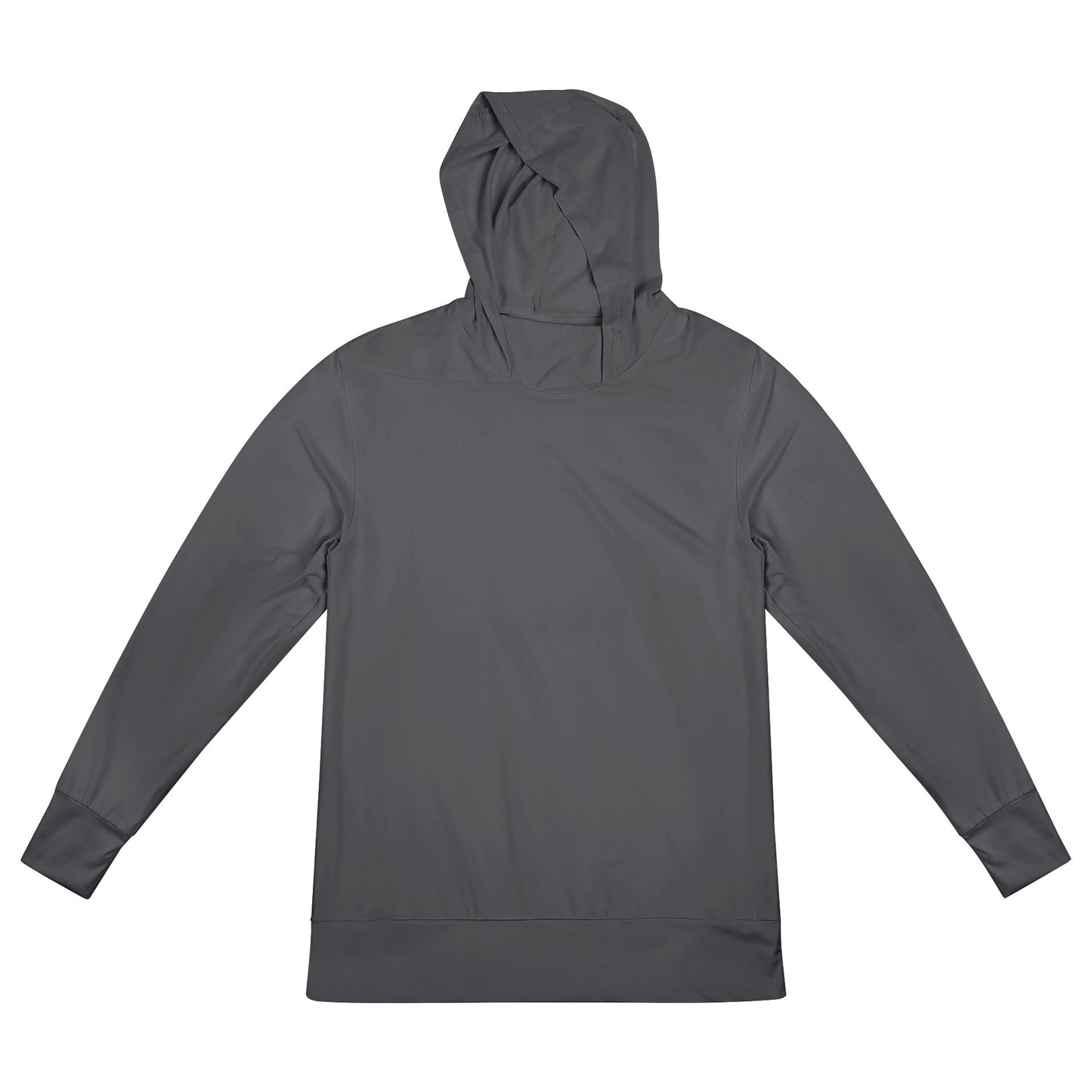 Andningsbar träningstopp för män med innovativ huva och fuktreglerande materialskorter