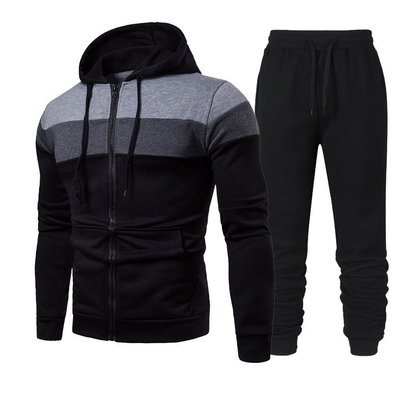 Men's tracksuit with modern color accents and practical pockets Skorter