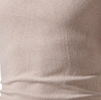 Men's comfortable pullover with modern stand-up collar and discreet zipper opening Skorter