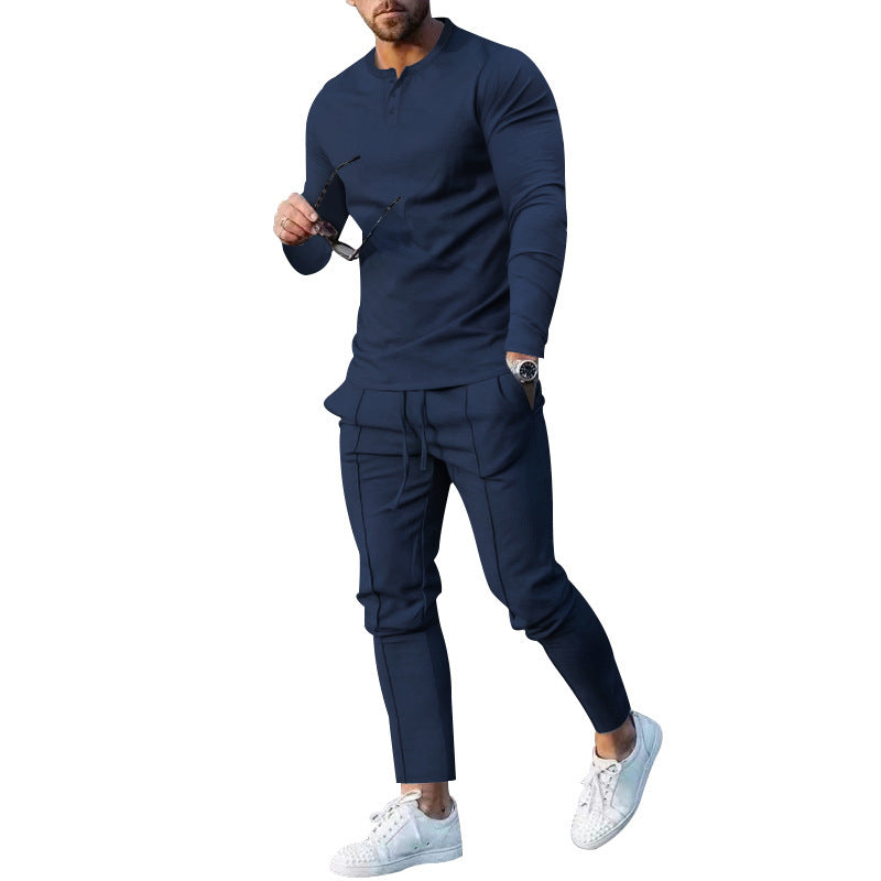 Men's cotton jogging suit with breathable properties and fashionable cut Skorter