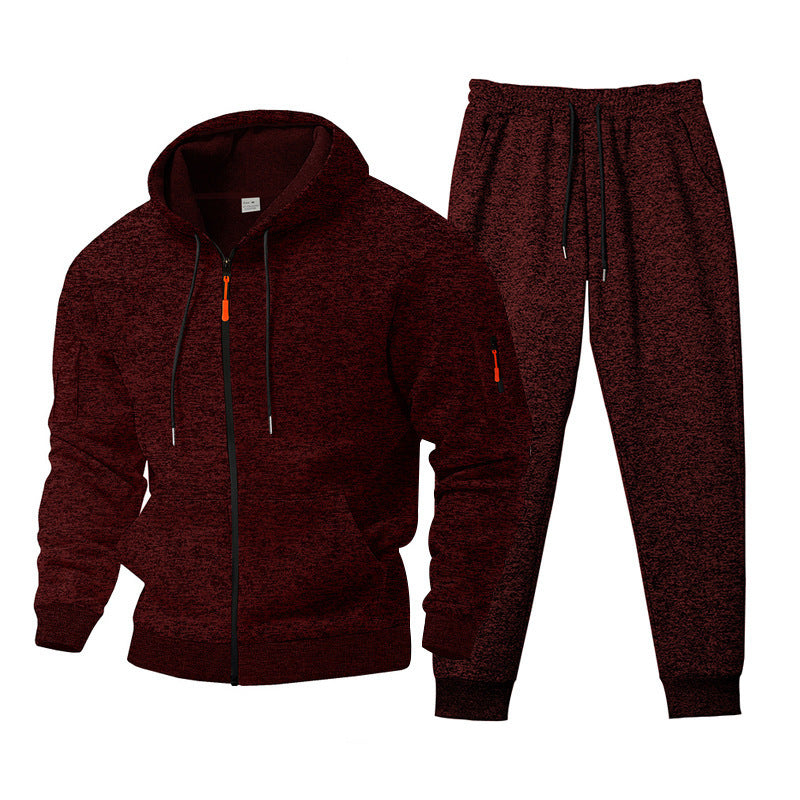Men's tracksuit with hood and practical pockets Skorter