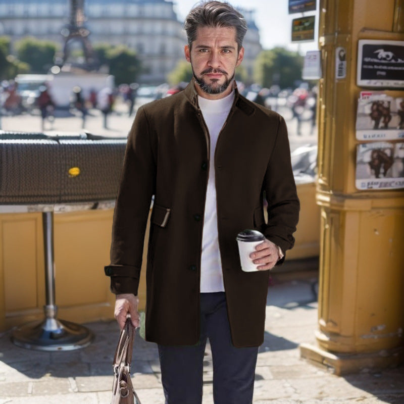 Men's stylish leisure coat with practical pockets and elegant cut Skorter