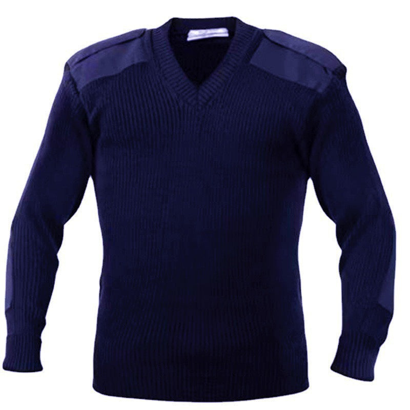 Men's textured knit top with shoulder details Skorter