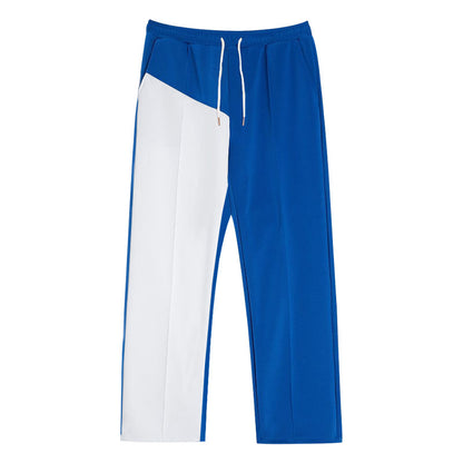Men's sporty training pants with two contrasting color stripes Skorter