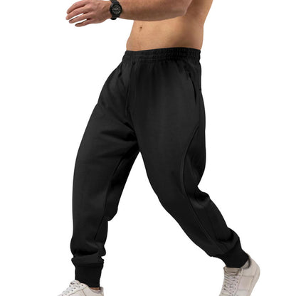 Men's sporty training pants with side zipper Skorter