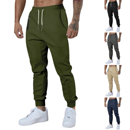 Men's sporty jogger pants with drawstring and practical pockets Skorter