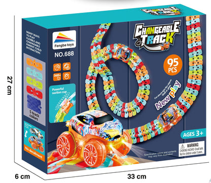 Skorter | Sticky Anti-Gravity Kids Car Track Set