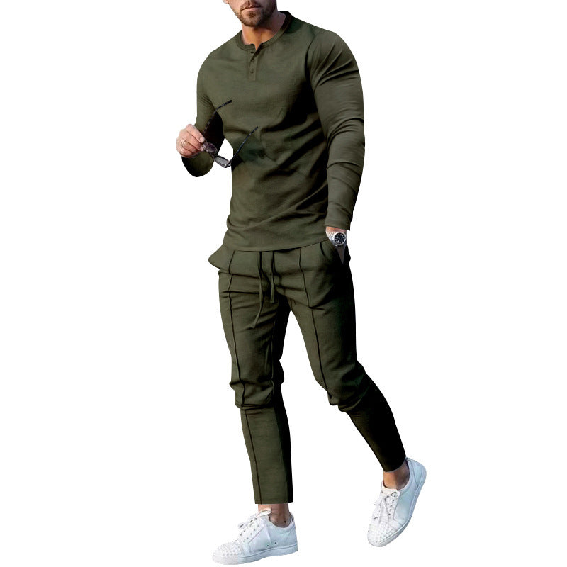 Men's cotton jogging suit with breathable properties and fashionable cut Skorter
