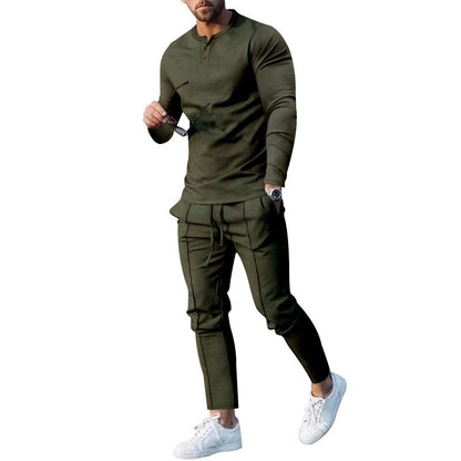 Men's cotton jogging suit with breathable properties and fashionable cut Skorter
