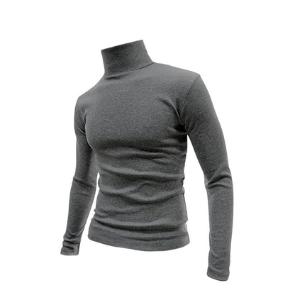 Men's turtleneck sweater made of soft, temperature-regulating material Skorter