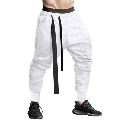 Men's stylish casual pants with elastic waistband and trendy drawstring Skorter