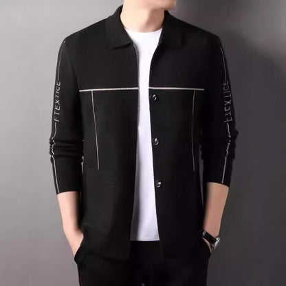 Men's cardigan with modern design and practical pockets Skorter