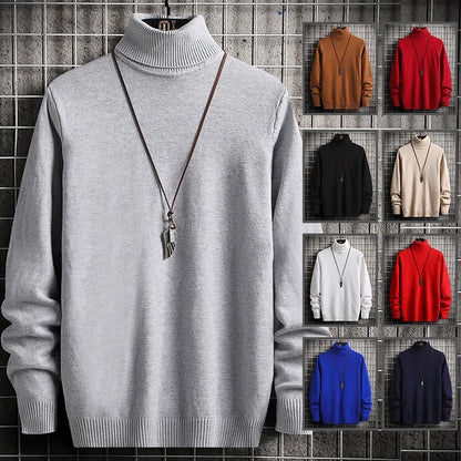 Men's stylish turtleneck sweater made of high-quality cotton Skorter