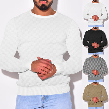 Men's stylish textured sweater Skorter