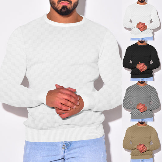 Men's stylish textured sweater Skorter