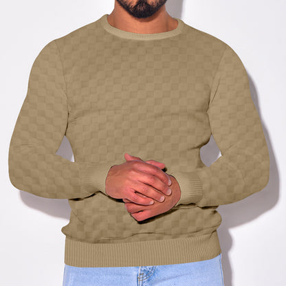 Men's stylish textured sweater Skorter