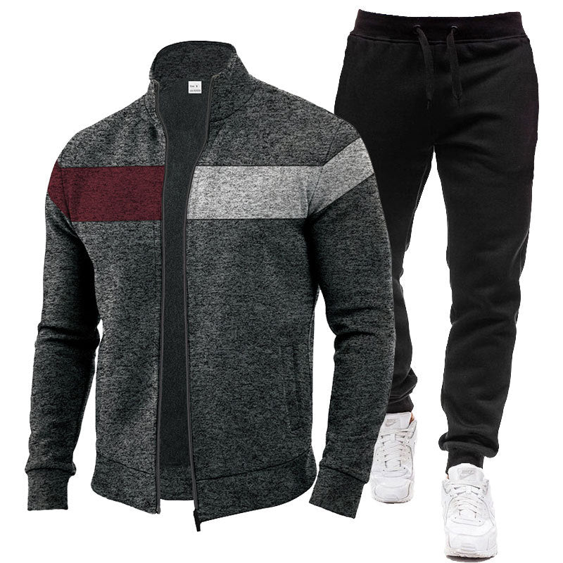 Men's Sporty Sweatshirt Set Skorter