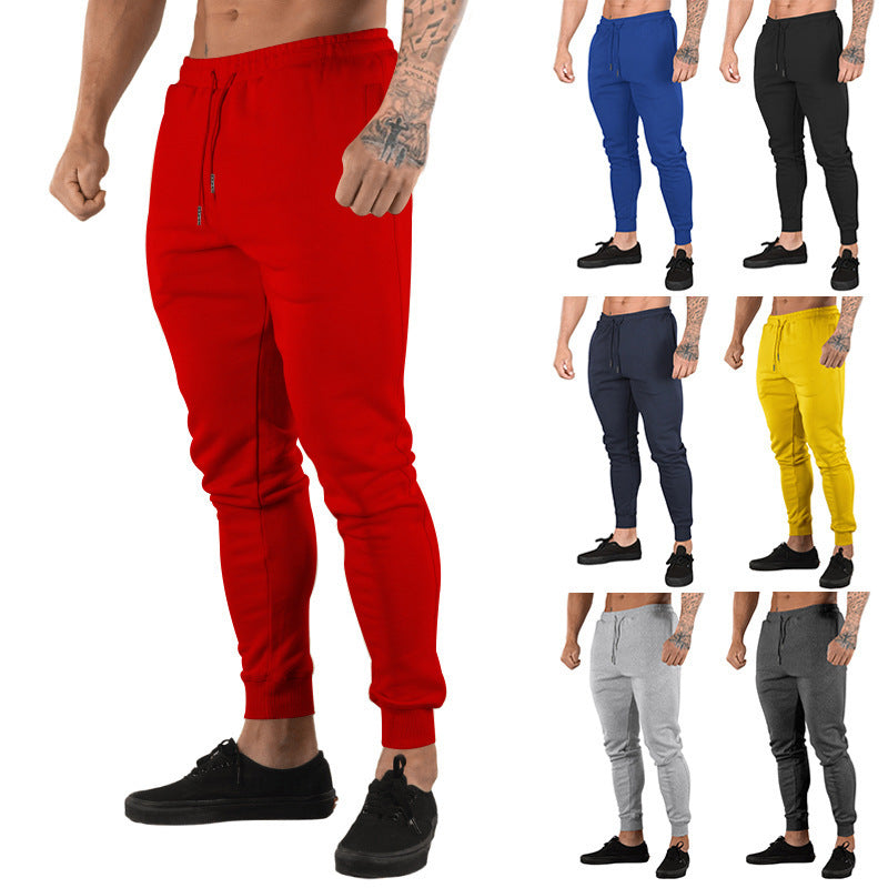 Men's sporty joggers with a slim fit and adjustable drawstring Skorter