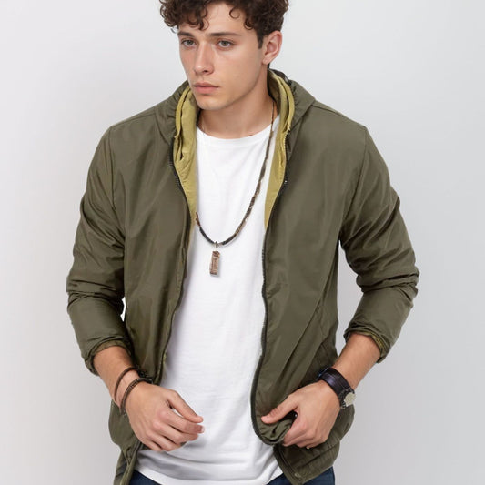 Men's windproof transitional jacket with practical pockets Skorter