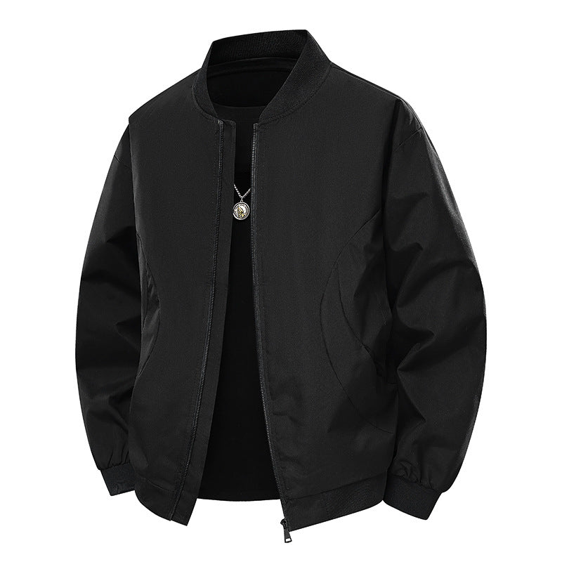 Men's stylish bomber jacket with uncomplicated cut and elastic cuffs Skorter