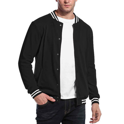 Men's sporty sweatshirt jacket with elegant contrasts and practical pockets Skorter