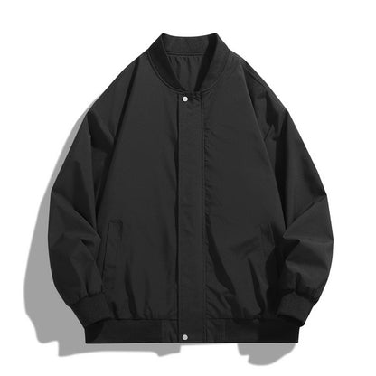 Men's sporty transitional jacket with high collar and practical side pockets Skorter