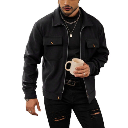 Men's versatile utility jacket with practical pockets and modern design Skorter