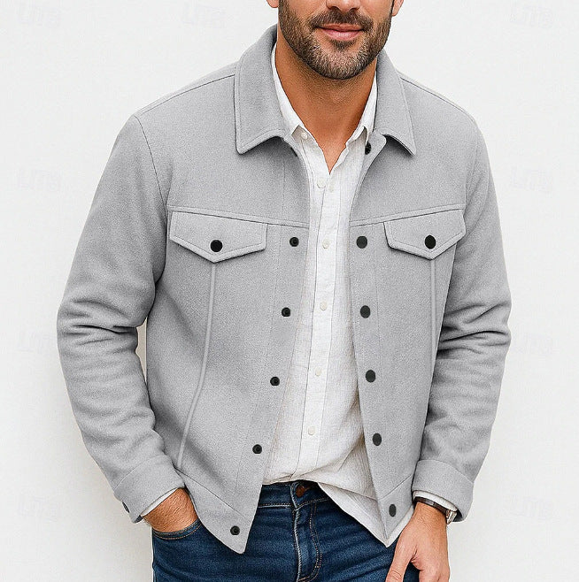 Men's stylish utility jacket with padded pockets Skorter