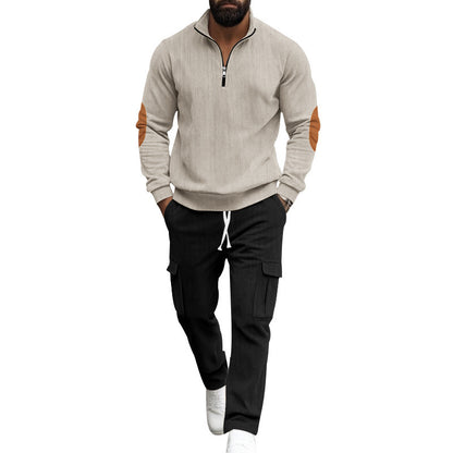 Men's sporty leisure set with zipper and practical pockets Skorter