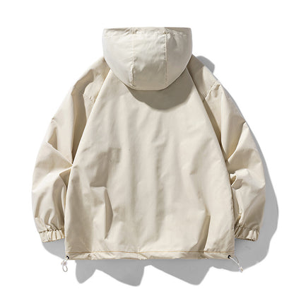 Men's windproof practical outdoor jacket with adjustable hood and large pockets Skorter