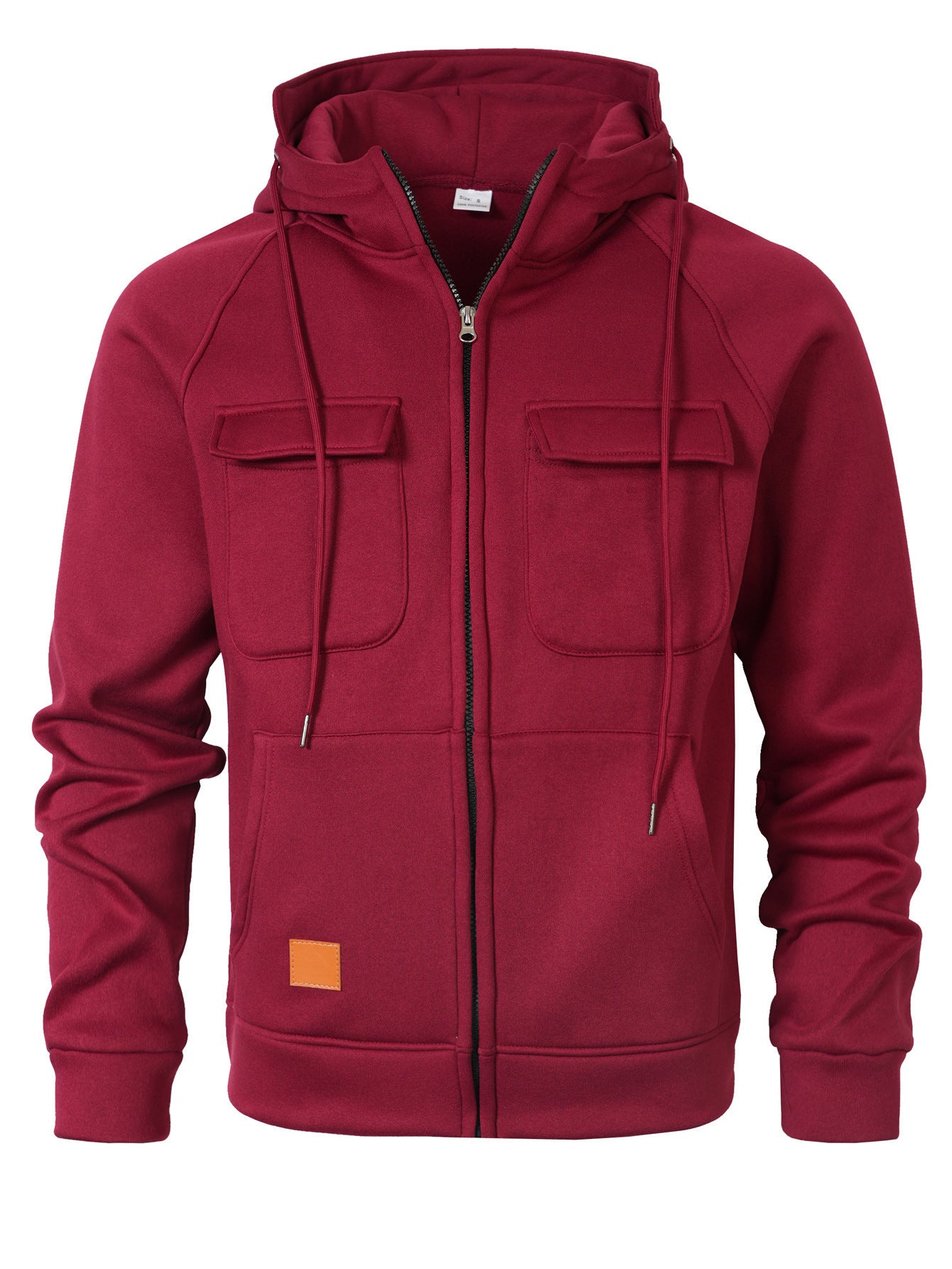 Men's Stylish Hooded Jacket with Practical Pockets and Zipper Skorter