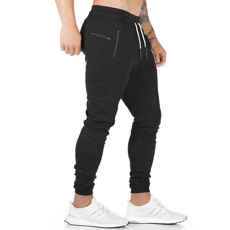 Men's sweatpants with a slim fit and adjustable waistband Skorter