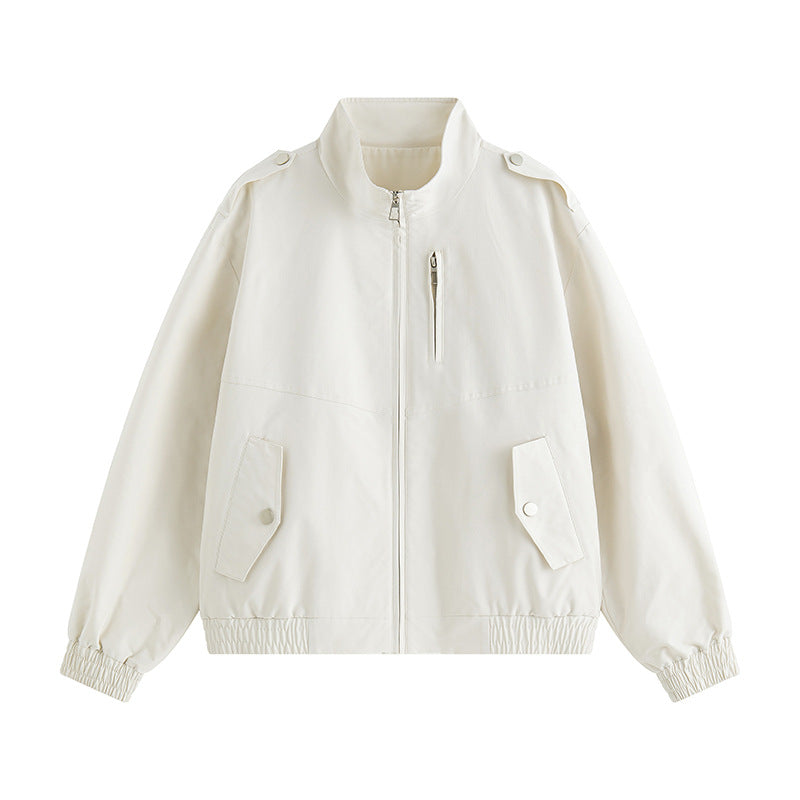 Men's practical leisure jacket with high collar and side insert pockets Skorter