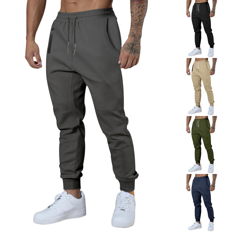 Men's sporty jogger pants with drawstring and practical pockets Skorter