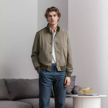 Men's sporty transitional jacket with zipper Skorter