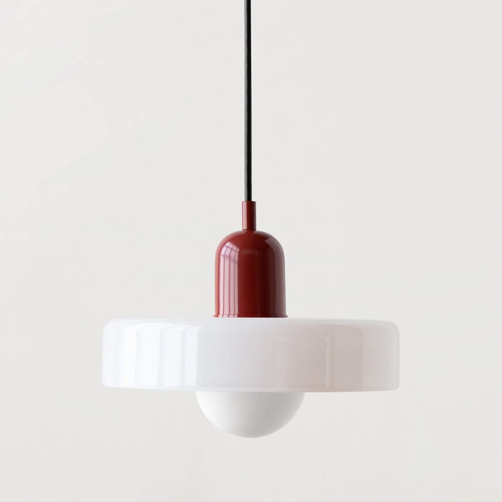 Skorter | Bauhaus Colored Glass Pendant Light