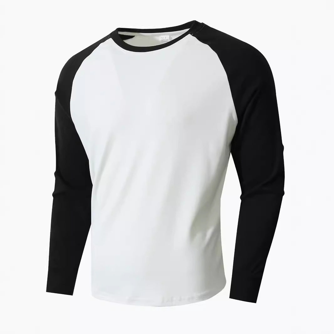 Men's sporty long-sleeve shirt with raglan sleeves Skorter
