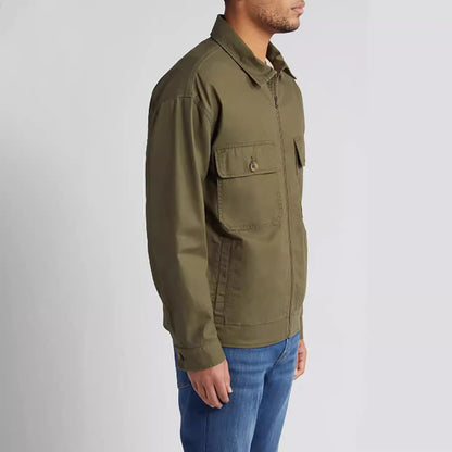 Men's utility jacket in modern design with practical pockets Skorter