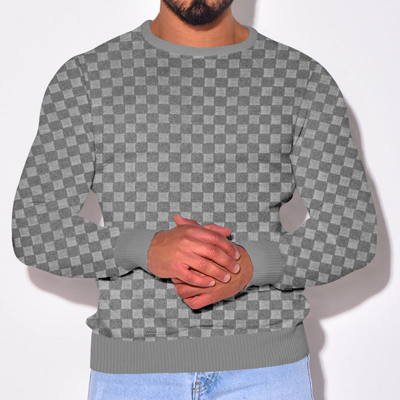 Men's stylish textured sweater Skorter