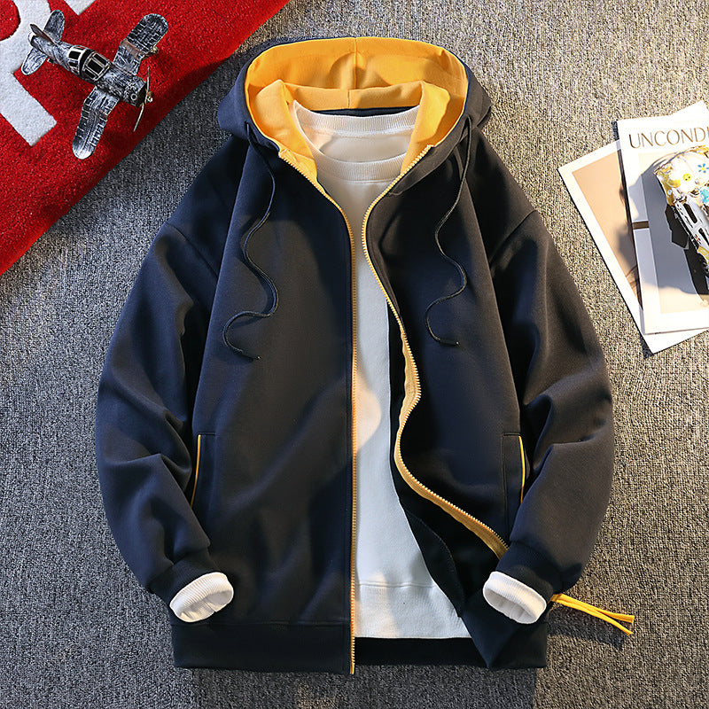 Men's stylish hoodie jacket with contrasting details Skorter