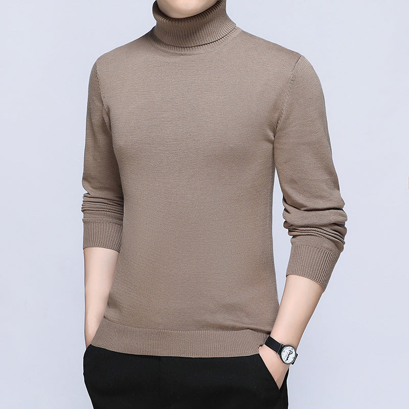 Men's turtleneck sweater made of high-quality, breathable cotton Skorter