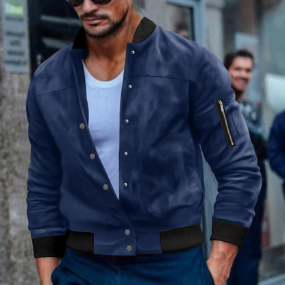 Herrbomberjacka med praktiska dragkedjefickor Skorter