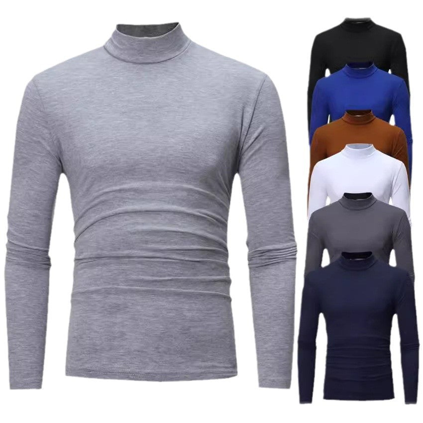 Men's turtleneck sweater made of soft jersey Skorter