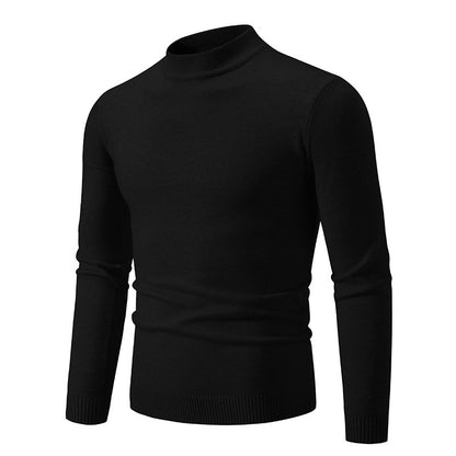 Men's trendy turtleneck sweater made of fine knit quality Skorter