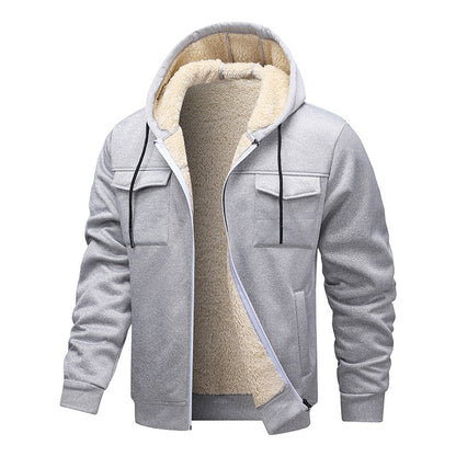Men's Sweat Jacket with Soft Inner Lining Skorter