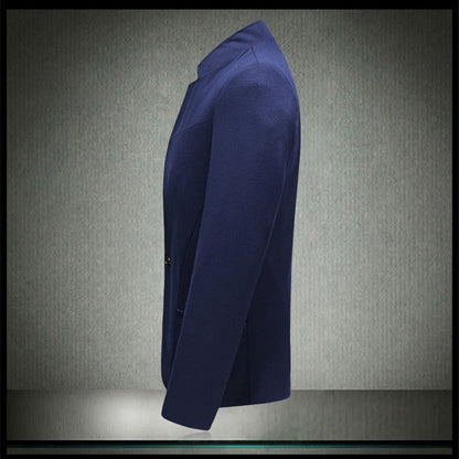 Men's modern blazer jacket with small stand-up collar Skorter