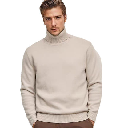Men's turtleneck sweater made of fine knitting Skorter