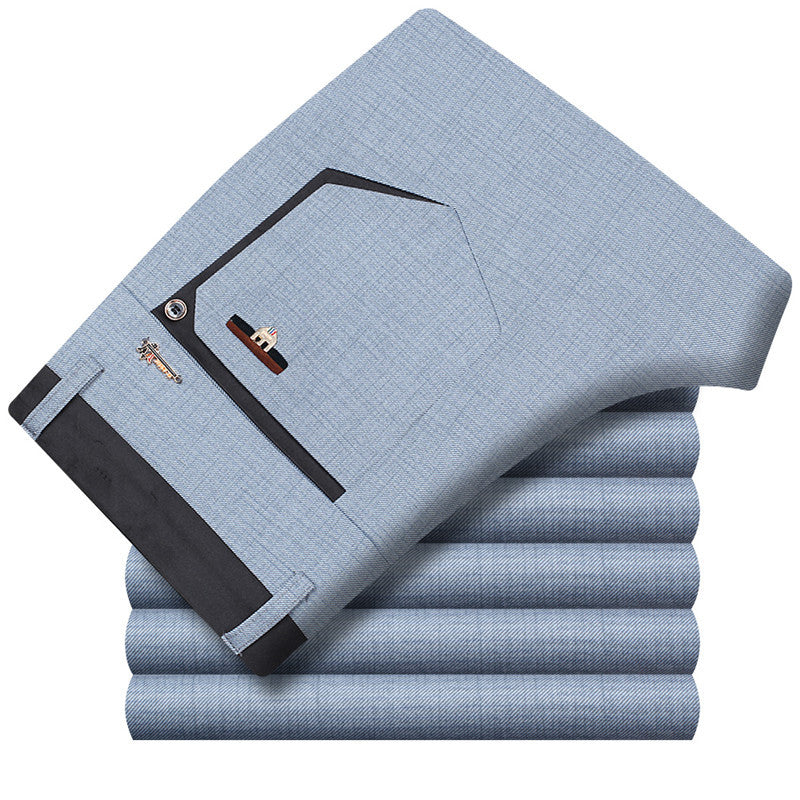 Herrbyxor med elegant tygmönster och praktiska fickor Skorter